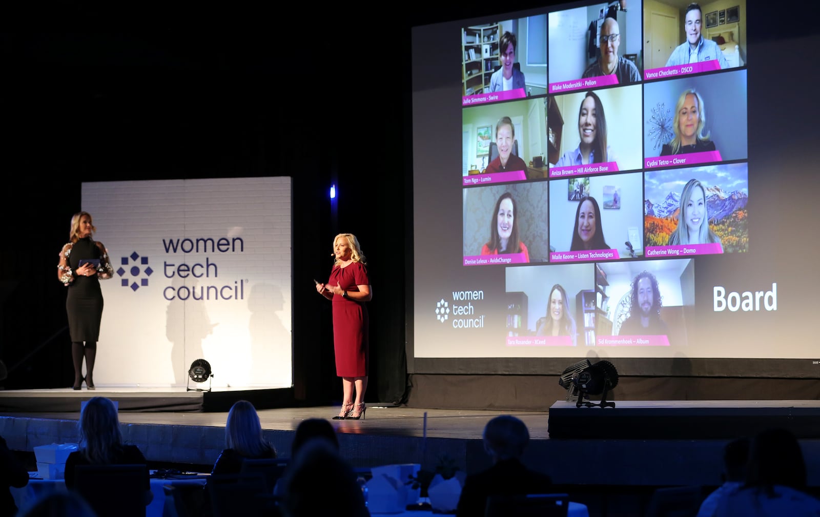 Cydni Tetro speaks at the Women Tech Awards in October 2020. | Photo by Scott G. Winterton, Deseret News