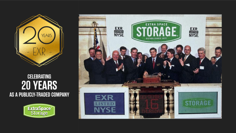 Extra Space Storage (NYSE: EXR), a leader in the self-storage sector, celebrates its 20th anniversary as a publicly traded company.