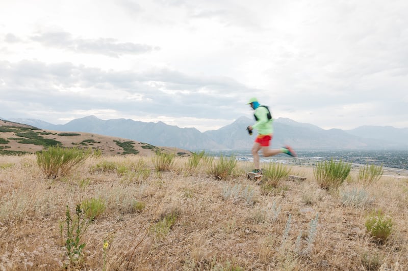 Jepson Taylor trail running. | Photo by Kelli Haub Photography