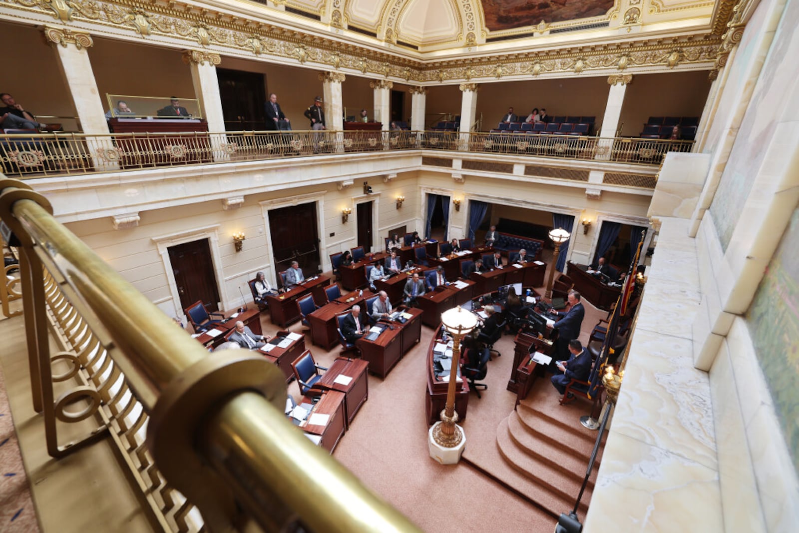 The Senate discusses business as the Utah legislature comes into a special session. | Photo by Scott G Winterton, Deseret News