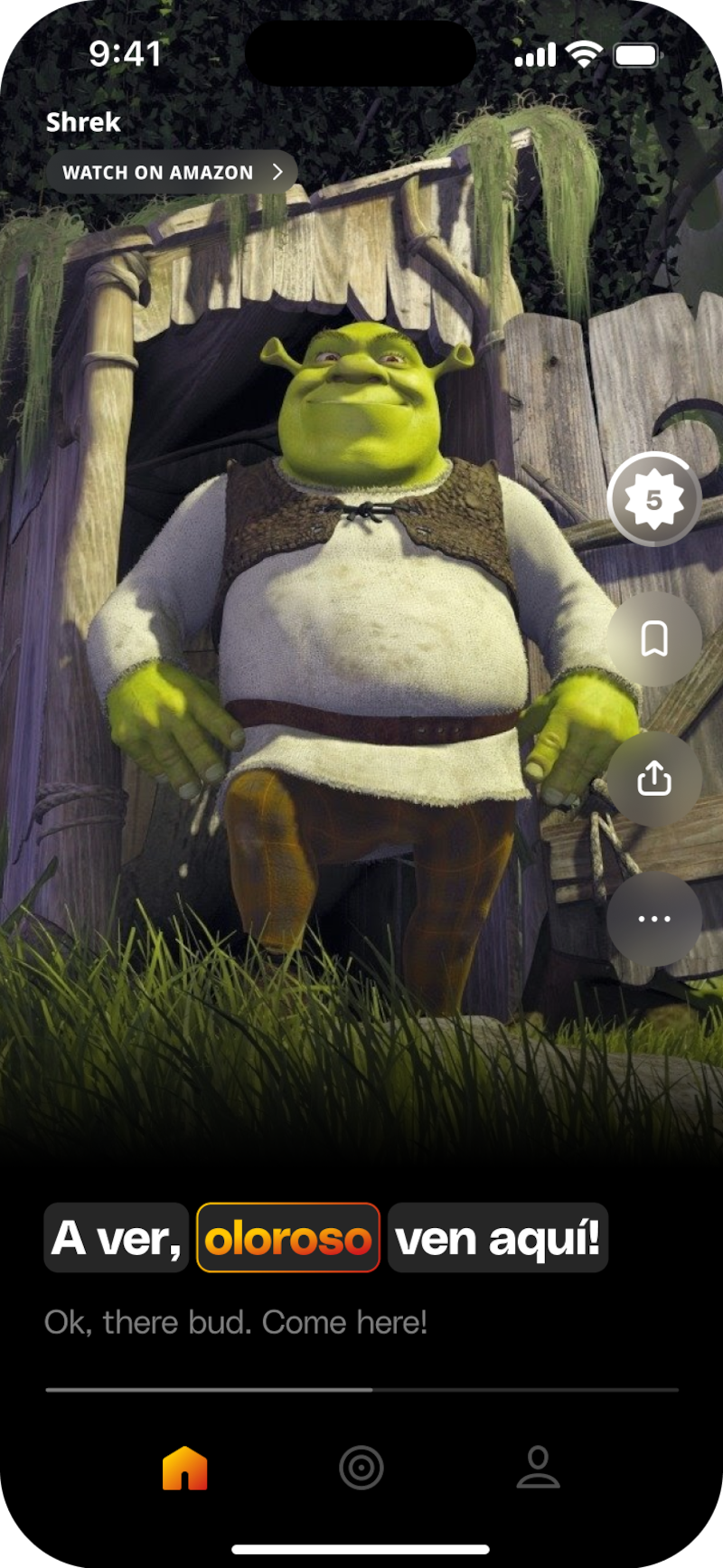 Experience optimized language learning with Nonsense, an edtech app leveraging the power of movies.