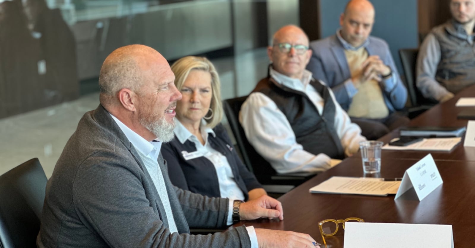 From left to right: Todd Bingham, Tulinda Larsen, Win Jeanfreau, Johnny Ferry | Photo by Melanie Jones