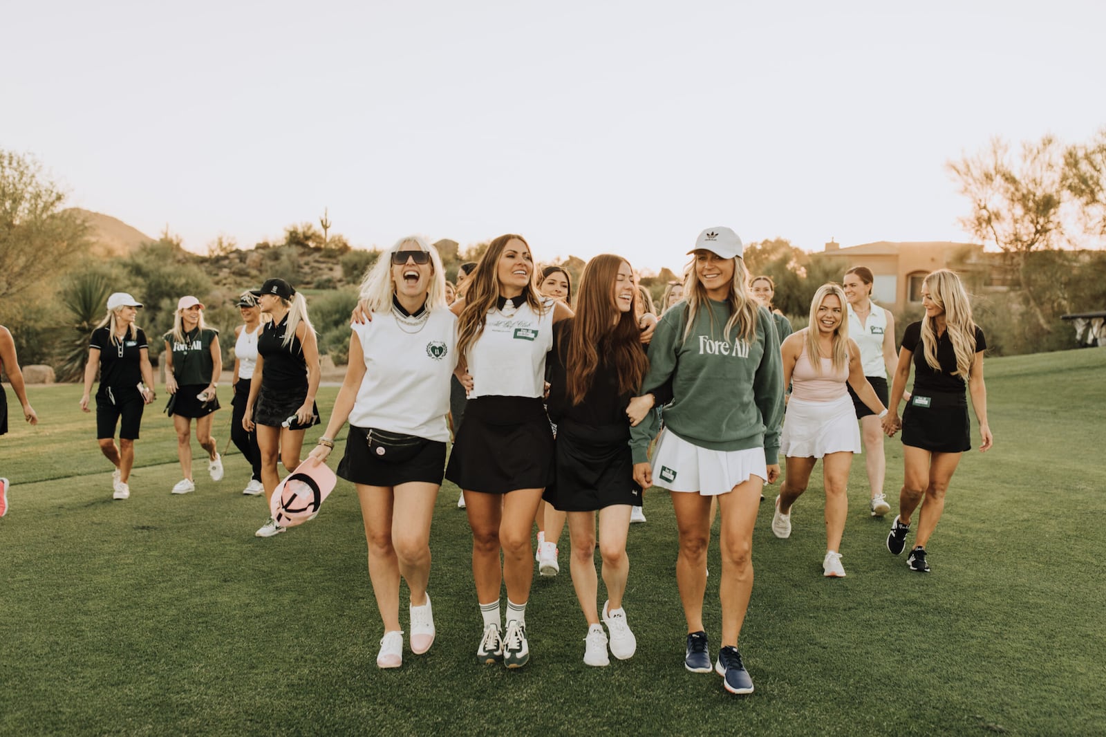 Fore All brings women onto the green and into critical business conversations with fashionable and functional modern golf apparel.