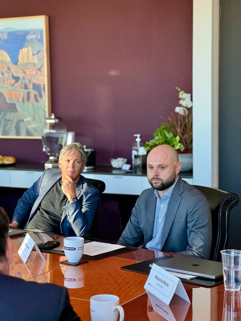 Craig Primo of K2 Securities and David Lawless of D.A. Davidson Companies.