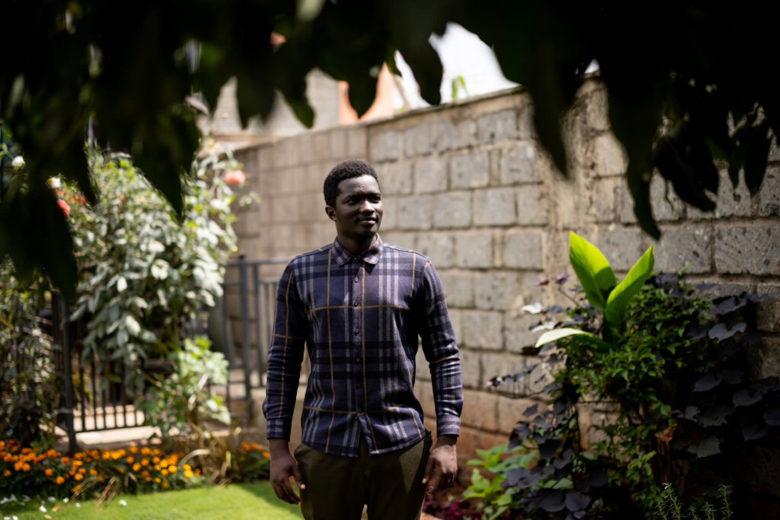 George Ogidi Ochieng at his home outside Nairobi, Kenya on Wednesday, June 14, 2023. Ochieng has a 3.95 GPA at BYU-Idaho and plans to graduate with a bachelor's degree in applied technology in 2024. | Photo by Spenser Heaps, Deseret News