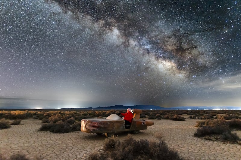 Through story-based hospitality, founder Travis Chambers hopes to transform a 240-acre plot of desert land into a sci-fi paradise.