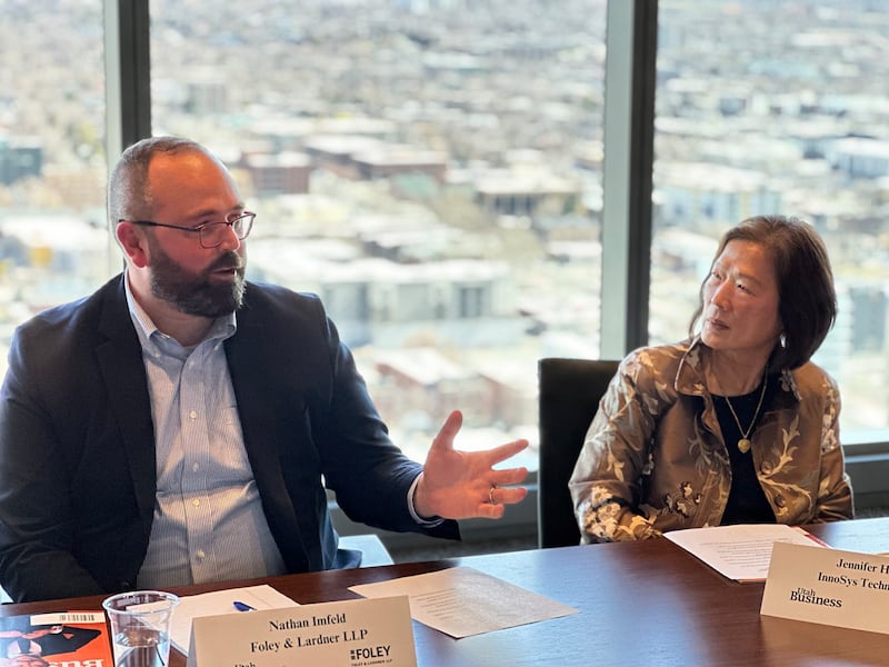 Nathan Imfeld and Jennifer Hwu | Photo by Melanie Jones