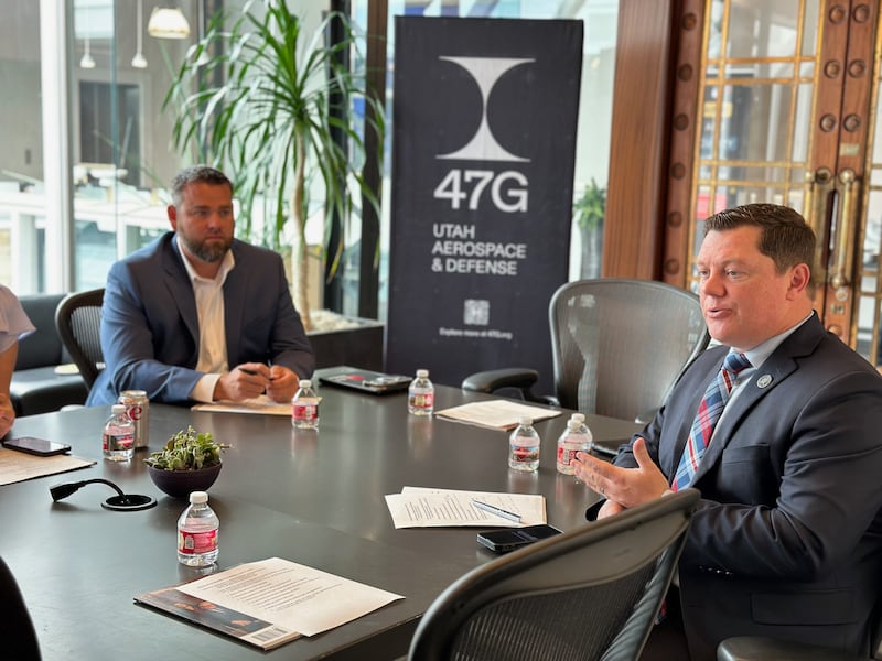 A roundtable on advanced air mobility with key stakeholders.