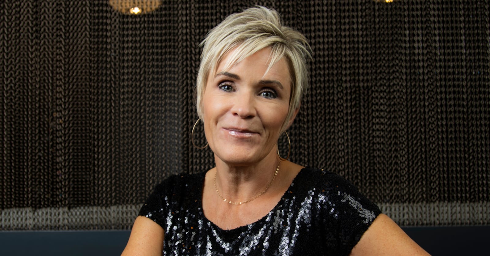 Nicole Tanner, shot on location in the Delta Sky360º Club at the Delta Center. | Photo by Justin Hackworth