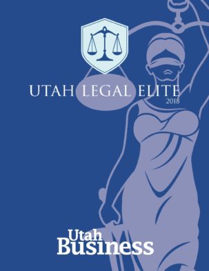 Utah Business Legal Elite 2018 Cover