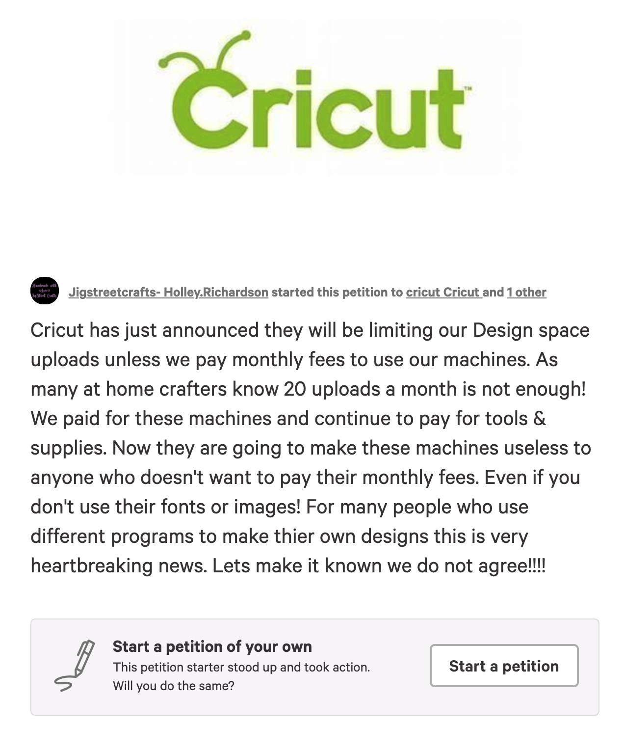A community of crafters forced Cricut to revert their new subscription policy.