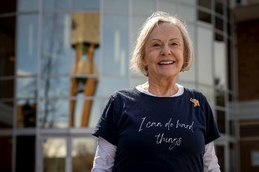 Sharon Barber, 79, is earning her degree at Weber State after taking a 40-year break to work and raise a family.