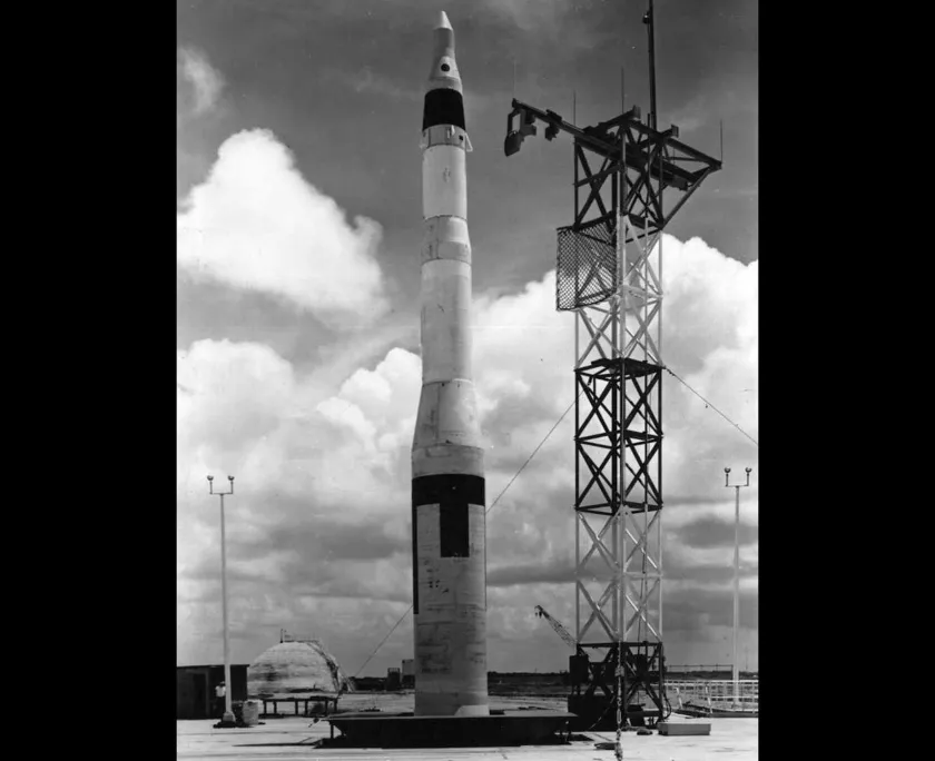 The Air Force Minuteman ICBM, built in Utah by the Thiokol Chemical Corporation. November 15, 1960.