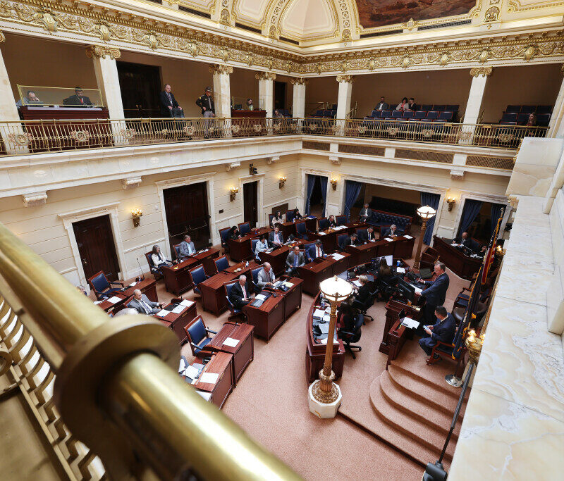 The Senate discusses business as the Utah legislature comes into a special session. | Photo by Scott G Winterton, Deseret News