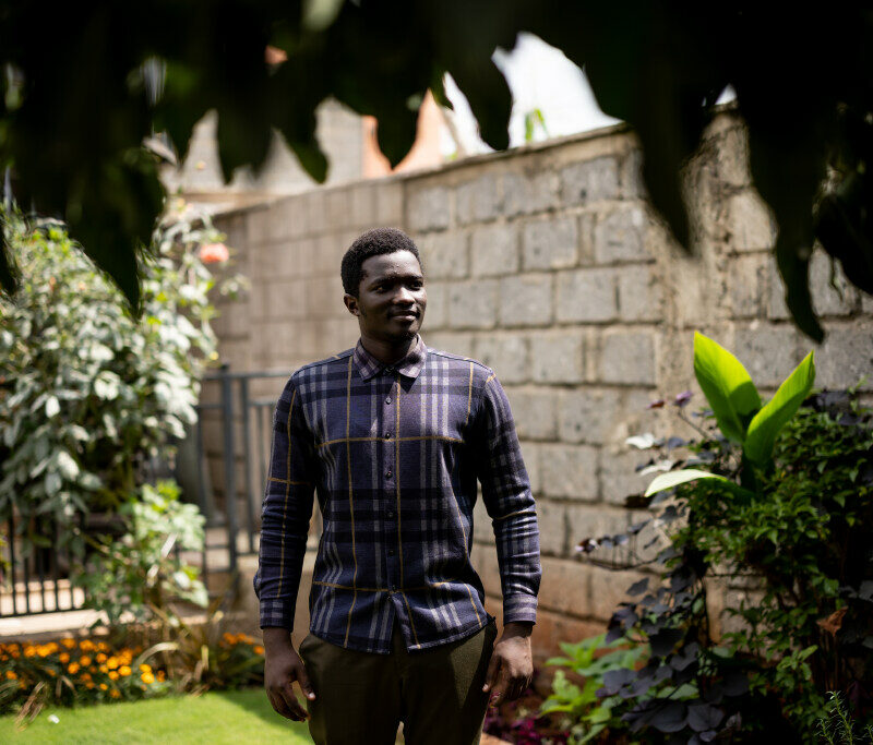 George Ogidi Ochieng at his home outside Nairobi, Kenya on Wednesday, June 14, 2023. Ochieng has a 3.95 GPA at BYU-Idaho and plans to graduate with a bachelor's degree in applied technology in 2024. | Photo by Spenser Heaps, Deseret News