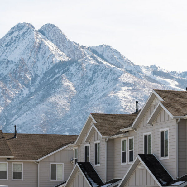 Homes in Murray on Tuesday, Feb. 13, 2024. | Photo by Megan Nielsen, Deseret News