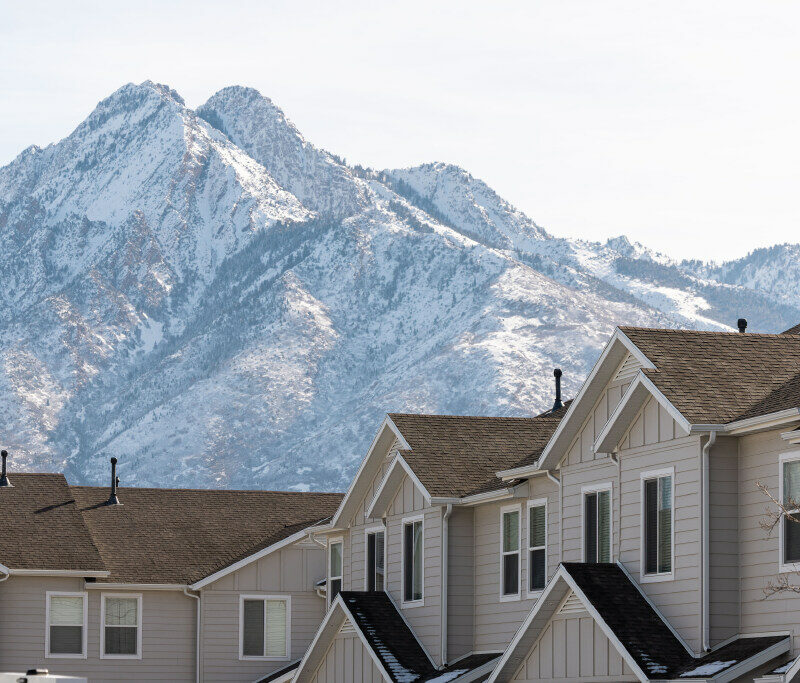 Homes in Murray on Tuesday, Feb. 13, 2024. | Photo by Megan Nielsen, Deseret News