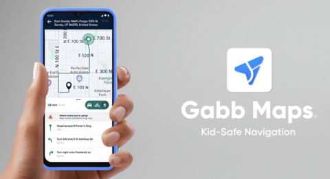 The re-launched Gabb Maps is available now for all Gabb phones. (Photo: Business Wire)