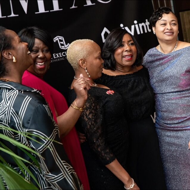 The city's influencers, professionals, and enthusiasts gathered in an enchanting setting adorned with greenery and fresh white flowers to celebrate black excellence at the Women of IMPACT Cocktail Party, hosted at the prestigious Edison House in Salt Lake City.