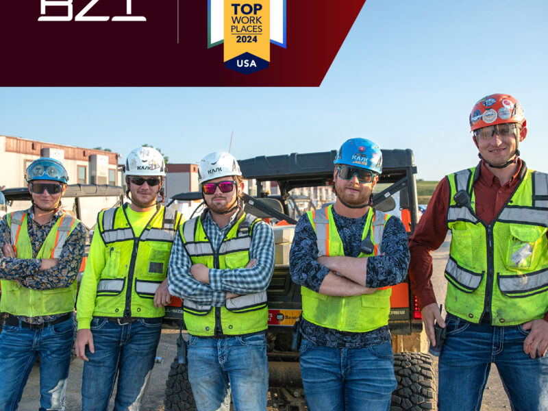 BZI® (bzi.com), a national leader in construction and technology for safer, simpler, and more efficient building processes, announced today that they have been named on the list of Top Workplaces in the nation by USA TODAY.