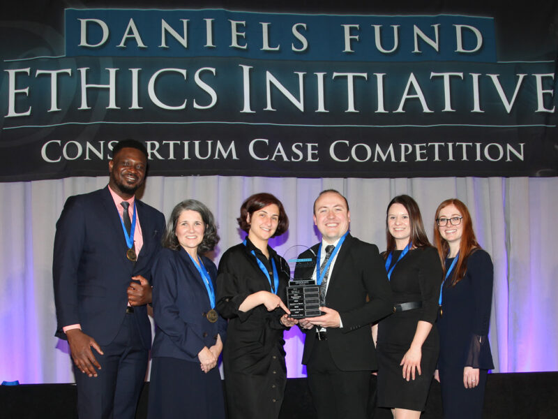 The Daniels Fund Ethics Initiative’s twelfth annual Case Competition took place April 19.